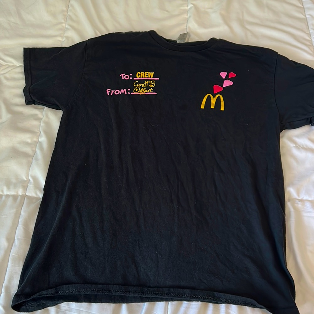 Cardi B and Offset McDonalds Shirt